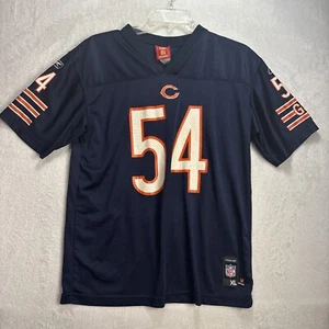 Chicago Bears NFL Jersey Brian Urlacher #54 Navy Reebok Youth Size XL 18-20 - Picture 1 of 9