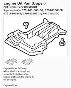 OEM Audi R8 Upper Oil Pan 4.2L V8 | Genuine Factory Original | 2008–2015 - Picture 1 of 10