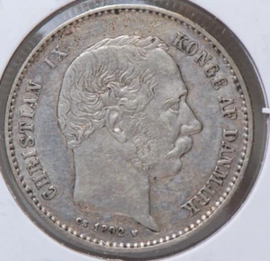 Denmark 1892-CS (h), Krone, KM717.2, silver, Extremely Fine, NR, 12-13 - Picture 1 of 2