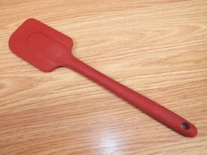 Farberware 10" Inch Red Rubber Spatula Bowl Scrapper Utensil! *READ* - Picture 1 of 2