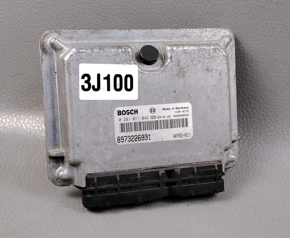 ISUZU HOLDEN RODEO RA 3L TD 4X4 ENGINE CONTROL MODULE 8973226931 0281011043 - Image 1 of 4