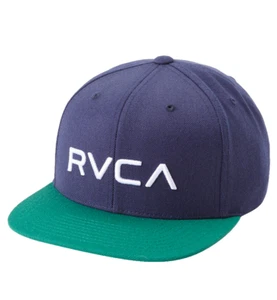 RVCA HATS BLUE RVCA SNAP II M HATS LAST ONE-1 MAAHWRSB N27 - Picture 1 of 2
