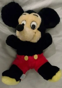Vintage Walt Disney Products Stuffed Mickey Mouse 10" Plush Toy Product Of Korea - Picture 1 of 12