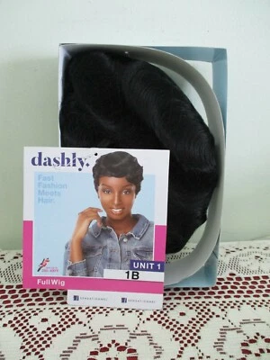 NIP Sensationnel Dashly Wig Unit 1 Color 1B Off Black - Image 1 of 4