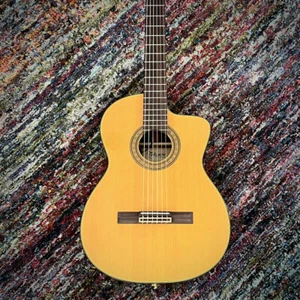 Takamine TC132SC Classical Acoustic Electric Guitar in Natural Gloss Finish - Picture 1 of 12