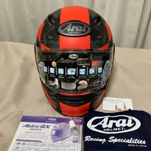 Arai Full face helmet RX-7X NAKAGAMI GP2 Corsair-X RX-7V Size S,M,L,XL Red NEW - Picture 1 of 19