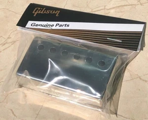 Gibson Les Paul Pickup Cover Set Chrome Modern Specification SG Humbucker Guitar - Picture 1 of 2