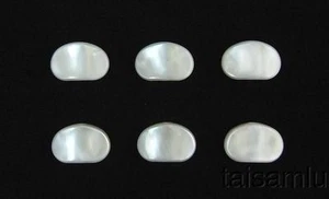Guitar Tuner White Plastic Buttons 6pc - A2W - Picture 1 of 1