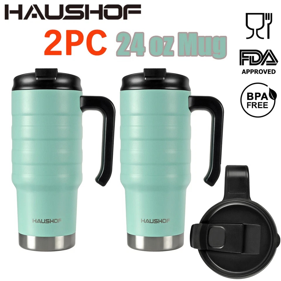 HAUSHOF HH18006A 24oz Travel Mug - Seafoam Green