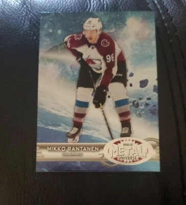 Mikko Rantanen 2020-21 Skybox Metal Universe RETRO INSERT SP 1997-98 #R-14  - Image 1 of 2