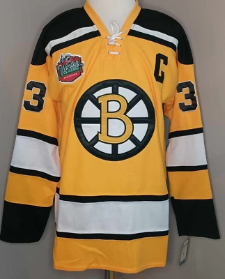 Zdeno Chara Boston Bruins Yellow & Black 2010 Winter Classic CCM NHL Jersey - Image 1 of 3