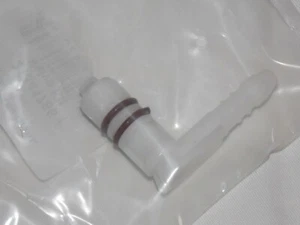 SAAB 900 classic SAAB 9000  FUEL PUMP VALVE WHITE NON RETURN WITH HOSE & CLIPS - Picture 1 of 2