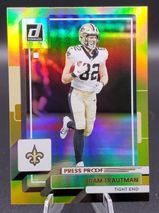 Adam Trautman Denver Broncos Donruss Gold Holo Press Proof Premium - Picture 1 of 1