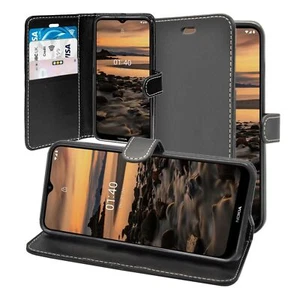 For Nokia 1.4 Flip Book Wallet Folio PU Leather Gel Phone Case Cover - Picture 1 of 48