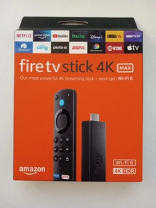 Amazon Fire TV Stick 4K Max (3. Gen) unterstützt Wi-Fi 6E - Brandneu - Bild 1 von 3