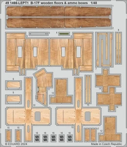EDUARD 491466 PHOTODECOUPE B-17F WOODEN FLOORS & AMMO BOXES 1/48 (EDUARD) - Picture 1 of 1
