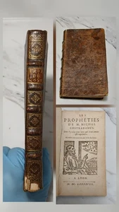 1698 Die Prophezeiungen des Nostradamus - Französisch Les Propheties De Michel Nostradamus - Bild 1 von 17