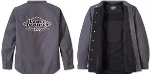 Harley Davidson Op Riding Shirt Jacket 120th Anniversary Motorcycle - Medium - Picture 1 of 9