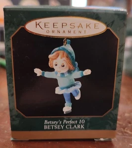 Hallmark Keepsake Ornament Betsey’s Perfect 10 Miniature Skater so Cute! NIB - Picture 1 of 2
