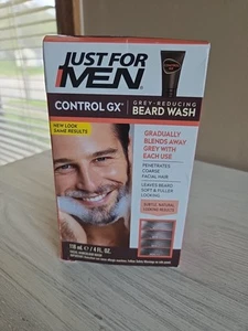 Just For Men Control GX Beard Grey Reducing Beard Wash 4 fl oz / 118 ml t - Picture 1 of 4
