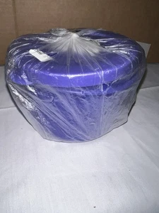 TUPPERWARE Crystalwave Plus Indigo Purple Microwaveable SOUP MUG Water 2 Cups - Picture 1 of 6