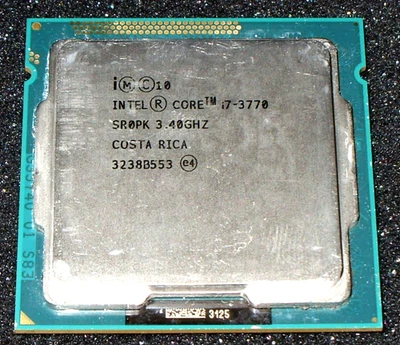 PROCESADOR INTEL i7-3770 3,4 GHz QUAD CORE, SR0PK, SOCKET 1155, VENDEDOR DE EE. UU. Foto 1 de 2