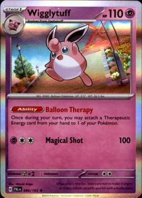 SV02: Paldea Evolved #084/193 Wigglytuff Holo Rare - Image 1 of 2