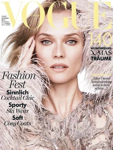 VOGUE Magazine Germany December 2017 DIANE KRUGER Grace Bol - Picture 1 of 5