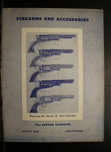 Vintage 1952 Firearms gun sales catalog Serven Gunroom Charles D Cook collection - Picture 1 of 4