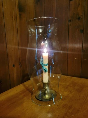 Williamsburg Style Glass Hurricane Shade 11.5" Height - Image 1 of 4