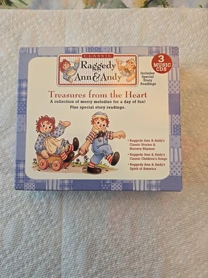 Raggedy Ann & Andy MUSIC (3-CD set) TREASURES From THE HEART Children's Songs Foto 1 de 4