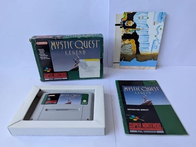 Mystic Quest Legend SNES Complete with Map Good Con - Image 1 of 4