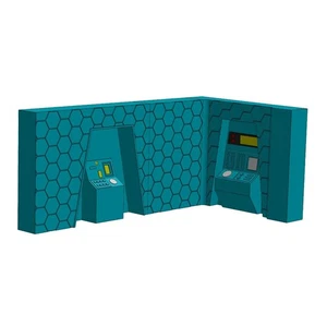 High Security Communication Room for 3.75 IN (1:18) Figure Diorama (Painted) - Picture 1 of 3