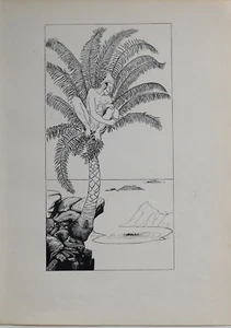 1913 PRINT RUDYARD KIPLING JUST SO ~ HOW THE RHINOCEROS GOT HIS SKIN BOMONJEE - Picture 1 of 1