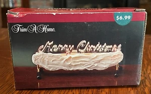 Trim a Home Frohe Weihnachten Schild Dorf Zubehör Lichter mehrfarbig FÜR TEILE - Bild 1 von 12