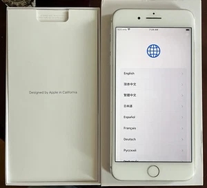 Apple iPhone 8 Plus A1897 64 GB iOS 16.7.10 Silver Locked to AT&T Smartphone - Afbeelding 1 van 7