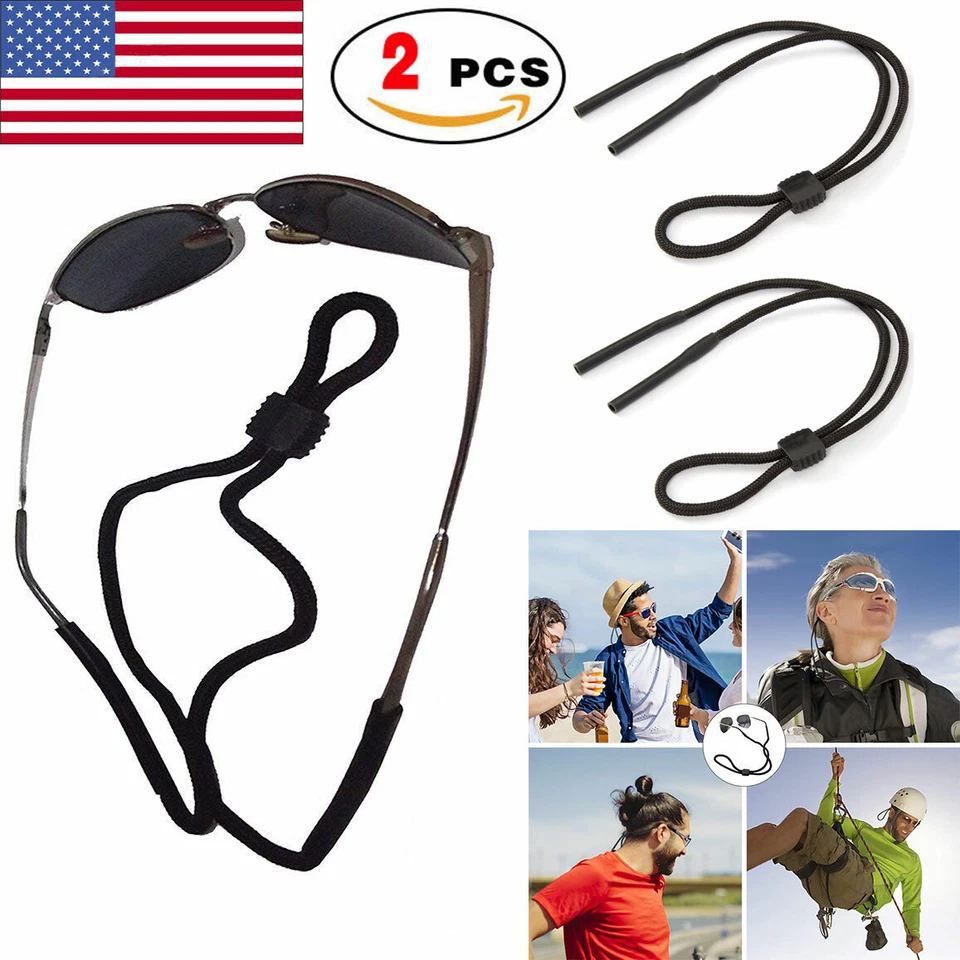 3x Glasses Strap Neck Cord Sports Eyeglasses Band Sunglasses Rope String Holder