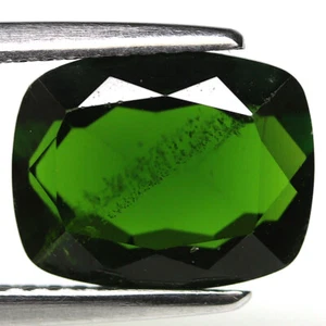 2.73 CT. Unheated Green Chrome Diopside Russia Cushion 8 x 10 mm. - Bild 1 von 4