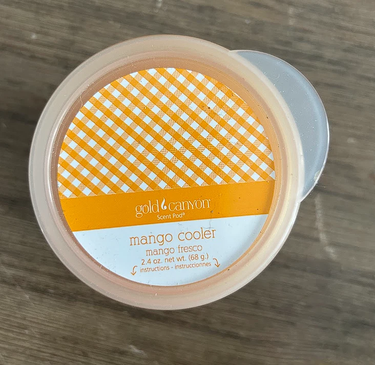 Velas Gold Canyon VAINAS DE AROMA 2,4 OZ, ENFRIADOR DE MANGO, RARO, NUEVO, CASI DESAPARECIDO Foto 1 de 1