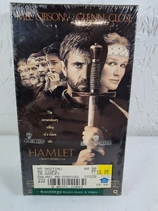 Hamlet VHS Tape New 1991 William Shakespeare Mel Gibson Glenn Close Alan Bates  - Bild 1 von 2