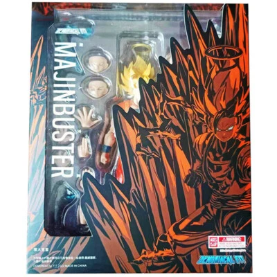 Boneco de ação Majin Buster Son Goku Demoniacal Fit 6" escala 1:12 oficial novo - Imagem 1 de 4