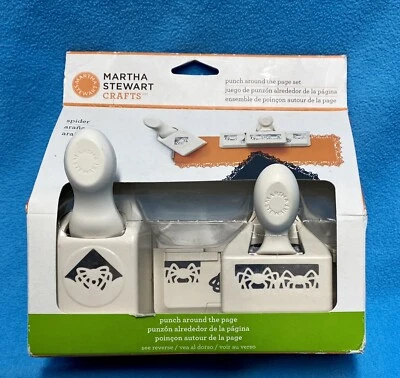 Martha Stewart Crafts Punch Around the Page Set - Spider Halloween  New in Box! - Image 1 of 4