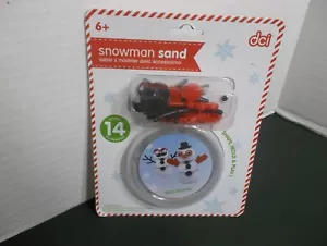 snowman sand SHAPE, MOLD & PLAY! build a snowman anytime of the year - Picture 1 of 4