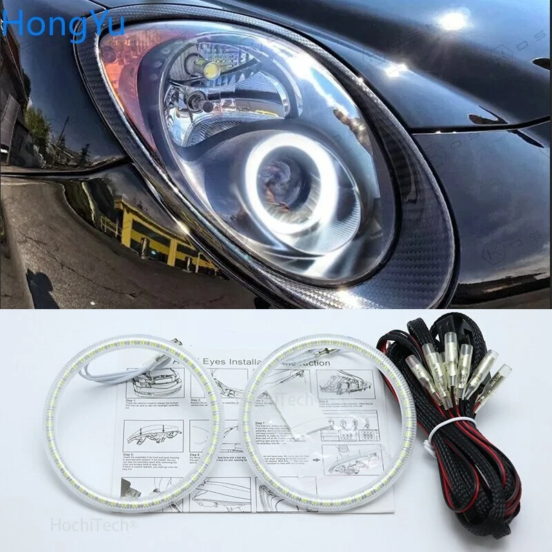 Para Alfa Romeo Mito 2008-15 Smd LED Ojos de Ángel Kit Halo Anillo Faro Ojo de Ángel Foto 1 de 4