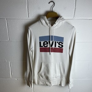 Levi's White Hoodies for Men for sale 