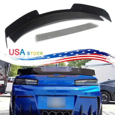 For 2016-2023 Chevrolet Chevy Camaro Highkick Wickerbill Trunk Spoiler Wing Lip - Image 1 of 4