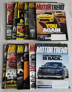 Motor Trend Magazine 2015 Full Year Lot Set Of 12 Good Condition - Picture 1 of 17