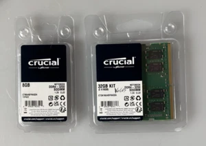 Crucial DDR4 8GB and TWO 16GB 3200 SODIMM Laptop RAM 32GB 40GB total - Picture 1 of 7