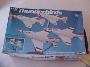 Vintage 1978 Revell USAF F-4E Thunderbirds 1:72 Modellbausatz #H195 ( TEILE ) - Bild 1 von 7