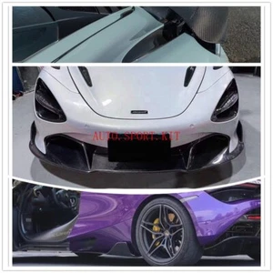 Rear Spoiler Wing Front Bumper Lip Side Skirt Set for McLaren 720S Vs Style - Picture 1 of 13